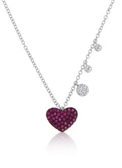 Ruby Heart Necklace