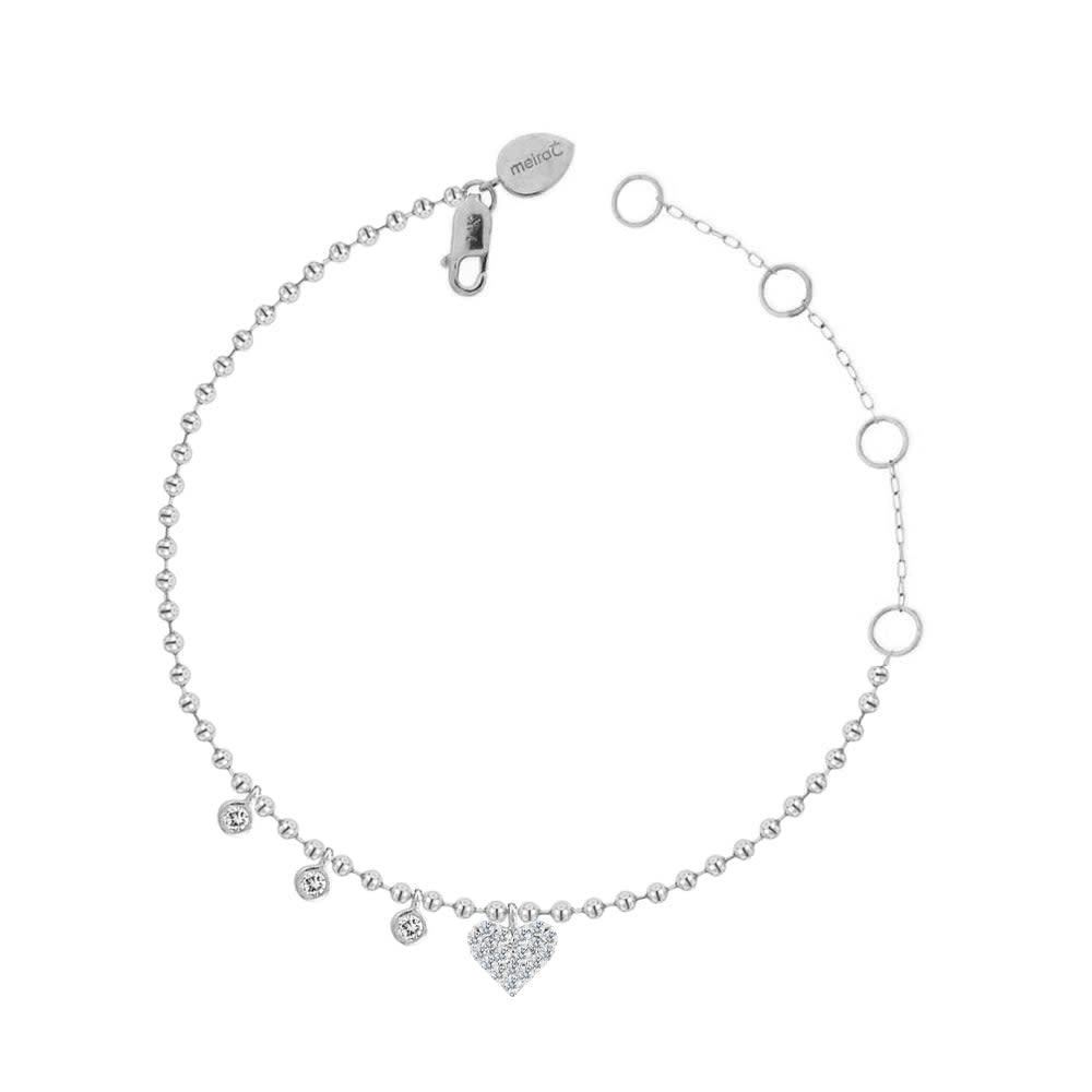 Heart Spot Chain Bracelet Meira T Freedman Jewelers