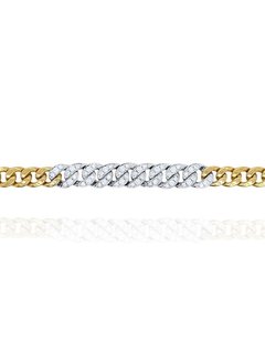 Pave Diamond Cuban Link Bracelet