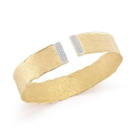 BIR382Y 14kt yellow gold cuff bracelet