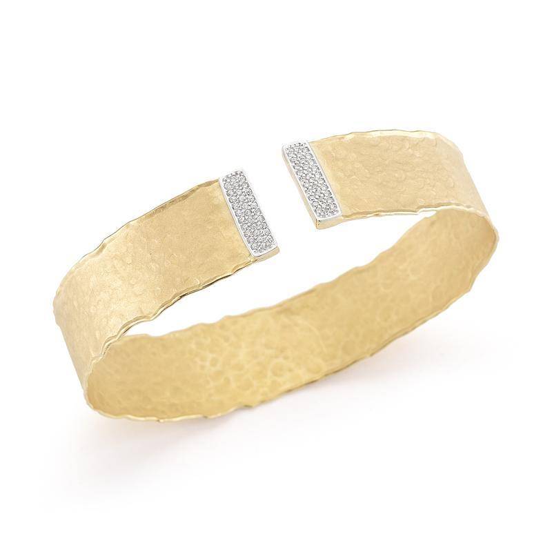 I. Reiss BIR382Y 14kt yellow gold cuff bracelet