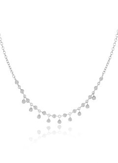 N12543 Diamond Bezel Necklace