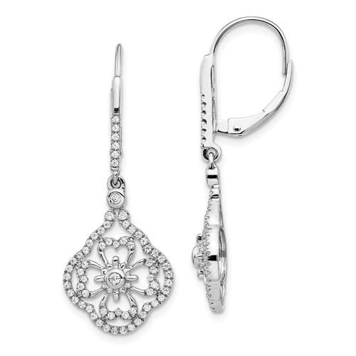 EM3946 Diamond Drop Earrings 0.55 carat