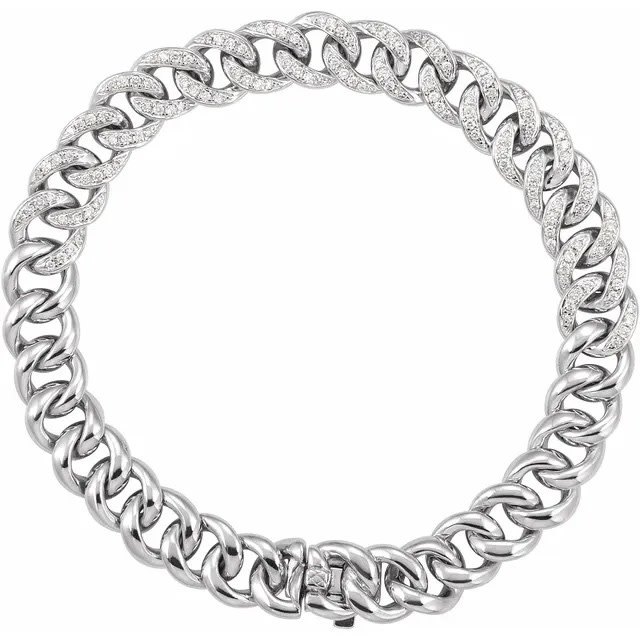 Stuller 0.75 Carat Diamond Curb Bracelet
