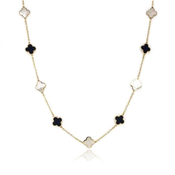 Black onyx necklace-sets - Hyderabad Jewels And Pearls - 4082202