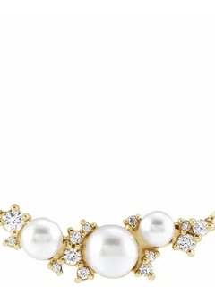 87273 Pearl & Diamond Necklace