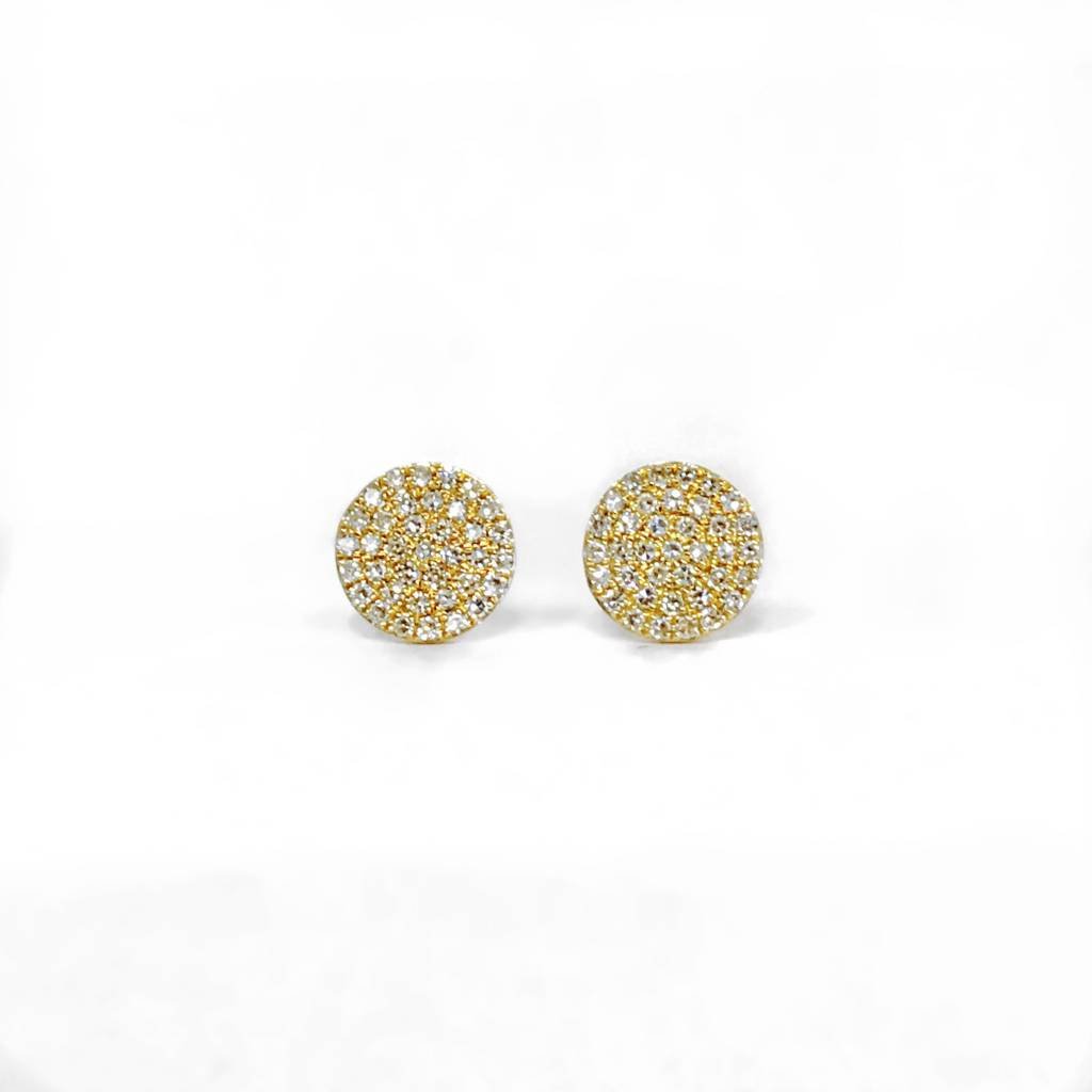 Circle Logo Stud Earrings