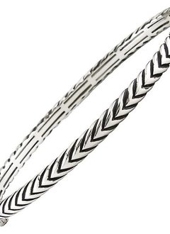 ACB201 silver cable bracelet