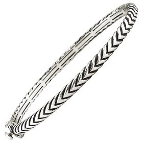 ACB201 silver cable bracelet