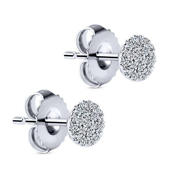 Gabriel & Co EG12966 Diamond Cluster Earrings