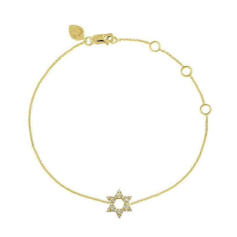 Meira T Star of David Diamond Bracelet
