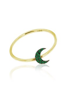 Essential Emerald Moon Ring