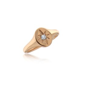 Starburst Signet Ring