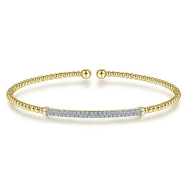 Bg4262 Yellow Gold Diamond Bangle Bg4262 Yellow Gold Diamond Bangle
