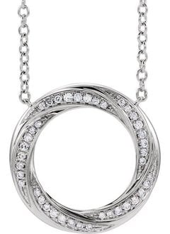 653535 Diamond Circle Necklace
