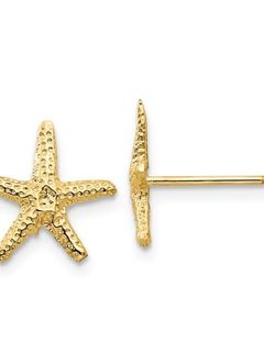 14kt Yellow Gold Starfish Earrings