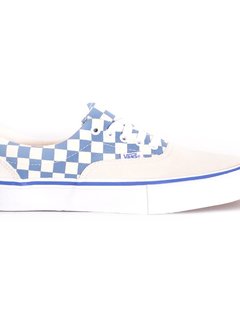 Vans Era Pro Shoe - (Checker) Classic White/Blue Ashes