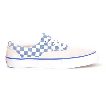 Vans Era Pro Shoe - (Checker) Classic White/Blue Ashes