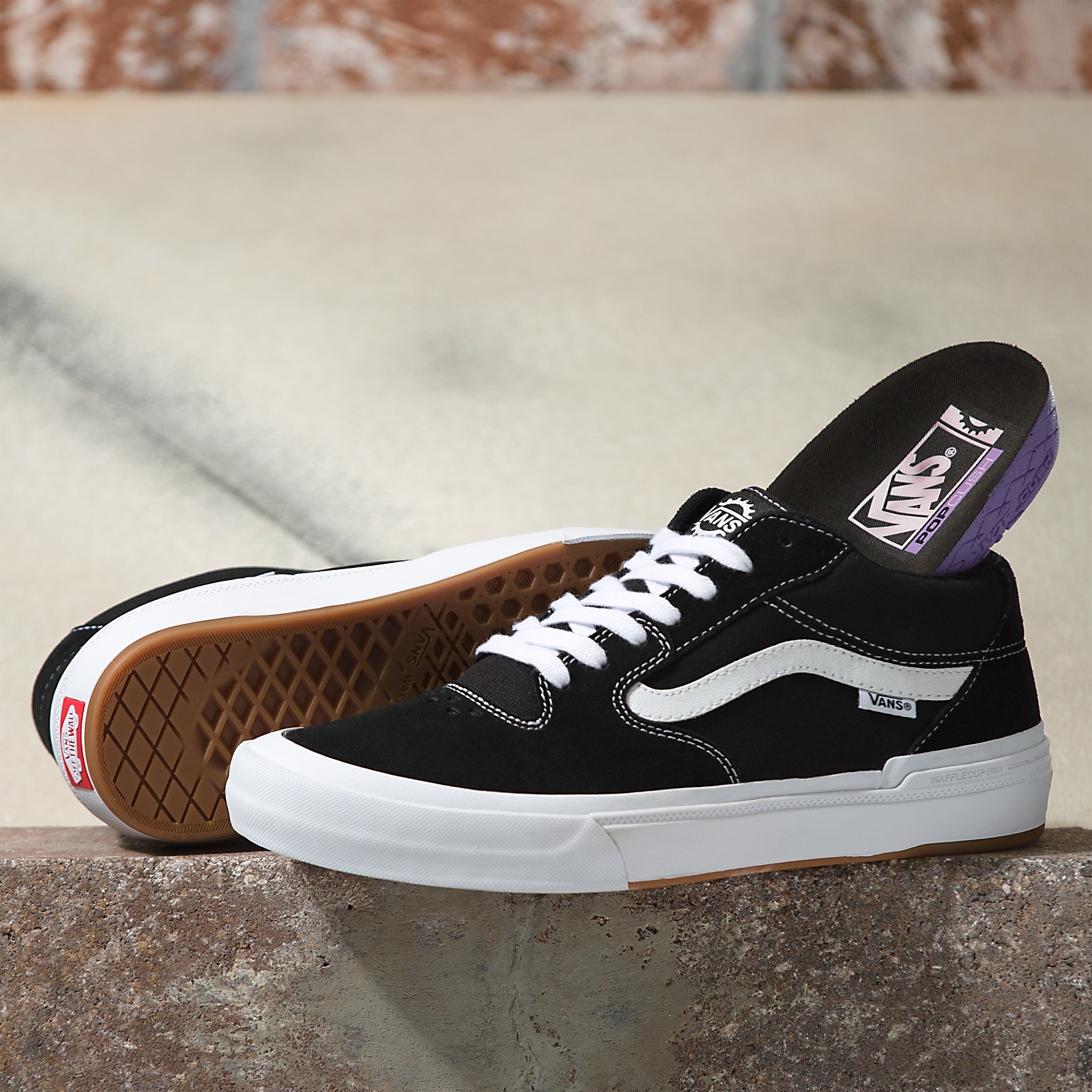 Vans BMX Style 114 Shoe - Black/White - The Boiler Room