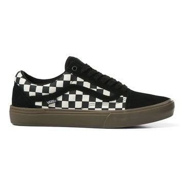 Vans Checkerboard BMX Old Skool Shoe - Black/Dark Gum