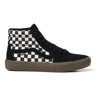 Vans Checkerboard BMX Sk8-Hi Shoe - Black/Dark Gum