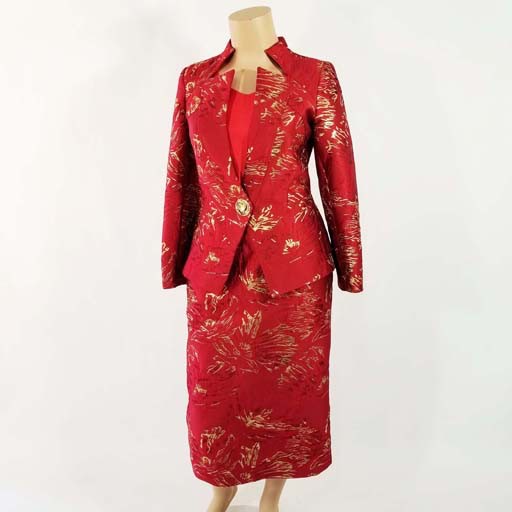 3PC Novelty Skirt Suit