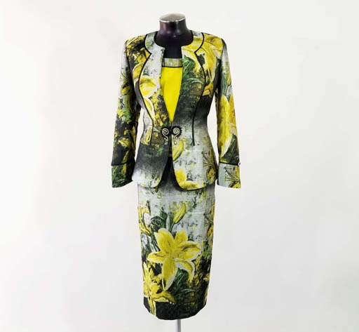 Susanna 3PC Novelty Skirt Suit