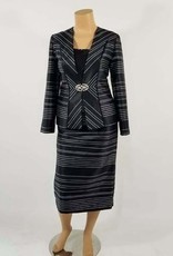 Nina Massini 3PC Novelty Skirt Suit