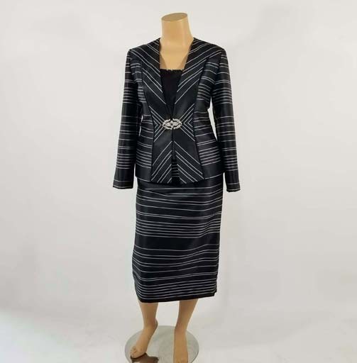 Nina Massini 3PC Novelty Skirt Suit