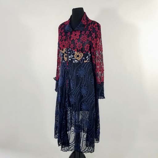 Lace Bottom Duster Dress