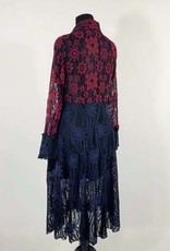 Lace Bottom Duster Dress