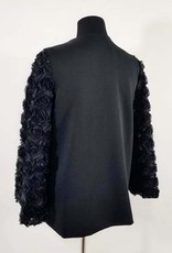 WHY Jacket w Long Sleeve Ribbon Roses Design