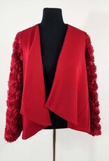 WHY Jacket w Long Sleeve Ribbon Roses Design