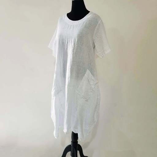 Washable Linen Shirt Dress