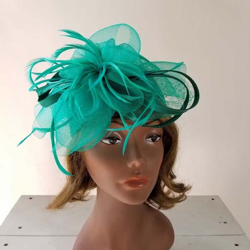 Sophia Collection Satin Braid PillBox w/Mesh and Netting