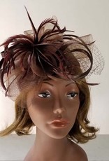 Sophia Collection Satin Braid PillBox w/Mesh and Netting