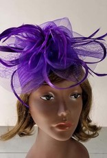 Sophia Collection Satin Braid PillBox w/Mesh and Netting