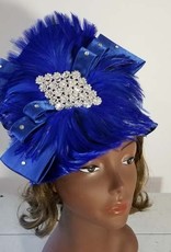 Satin Hat w Feather
