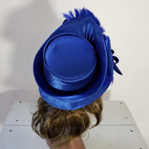 Satin Hat w Feather