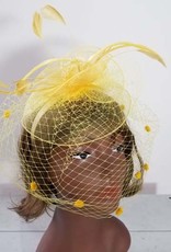 Mesh W Feather Fascinator