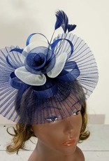 Mesh Veil Two Tone Fascinator