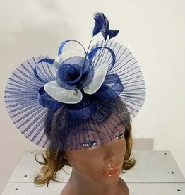 Mesh Veil Two Tone Fascinator