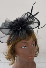 Mesh Veil w Flower Fascinators