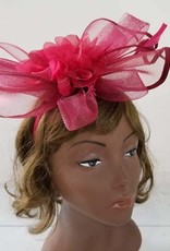 Mesh Veil w Flower Fascinators