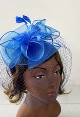 Mesh W Feather Fascinator