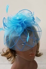 Mesh W Feather Fascinator