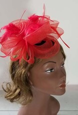 Mesh w Feather Headband