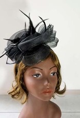 Mesh w Feather Headband