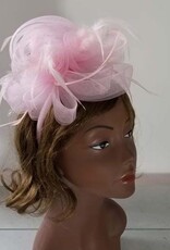 Mesh w Feather Headband