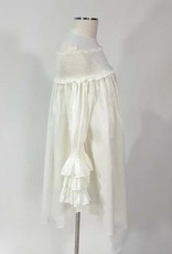 Satguru Off-the-Shoulder Long Top w Ruffle Sleeves